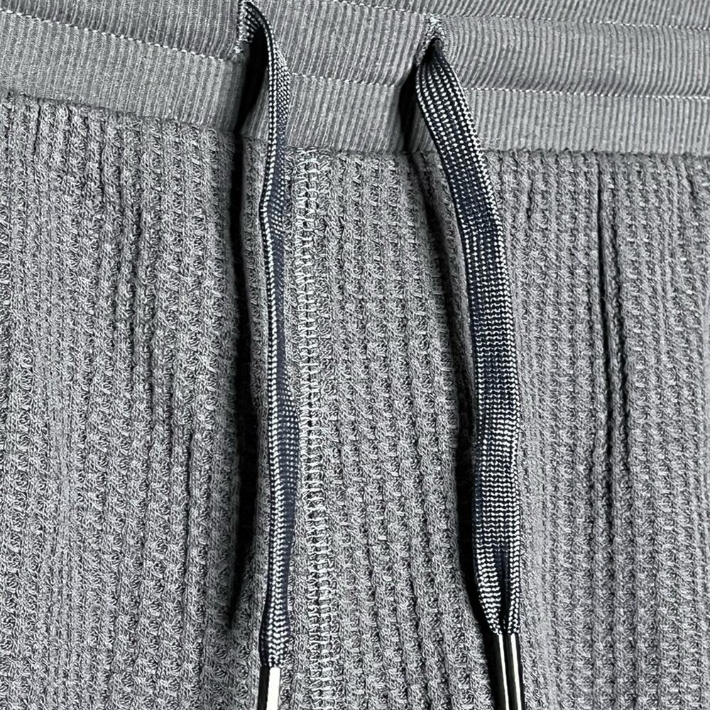 FEAT dark gray waffle lounge shorts size large comfy - Picture 6 of 6